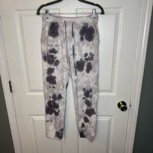 FP Movement by Free People Tie-Dye Jogger Black and White Size Small See Photos